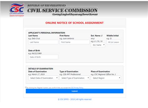 https //erpo.csc.gov.ph/enosav3/|ONSA, School and Room Assignments: August 2023 Civil .